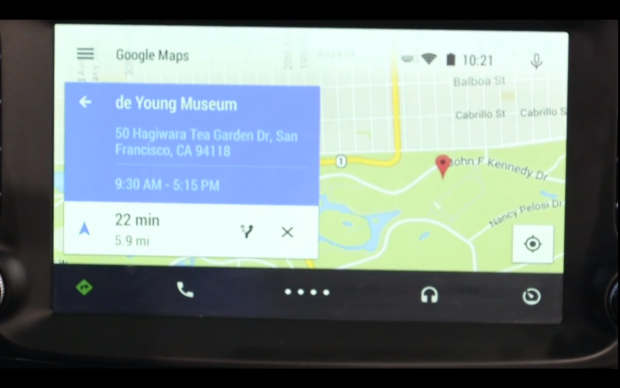 Android Auto auf der Google I/O (Bild: Andreas Sebayang/Golem.de)